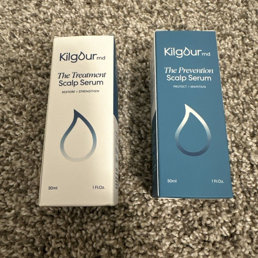Kilgour MD The Treatment Scalp Serum + The Prevention Scalp Serum Brand New
